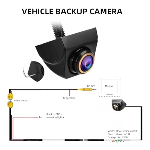 HD Rear View Backup Camera - Night vision 720P