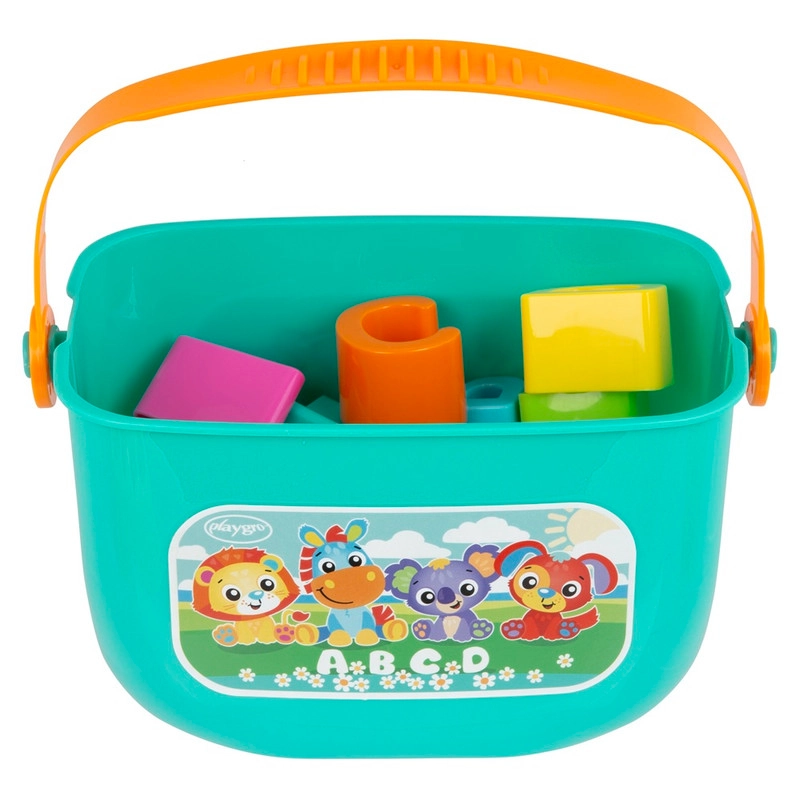 Animal Alphabet Sorting Bucket - Suitable for 12 months & above 9 Pcs