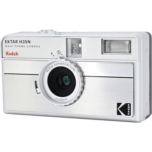 Ektar H35N - Half-frame 22mm + Premium Gold Film - 35mm + Tabletop Tripod + Batteries + Microfiber Cleaning Cloth