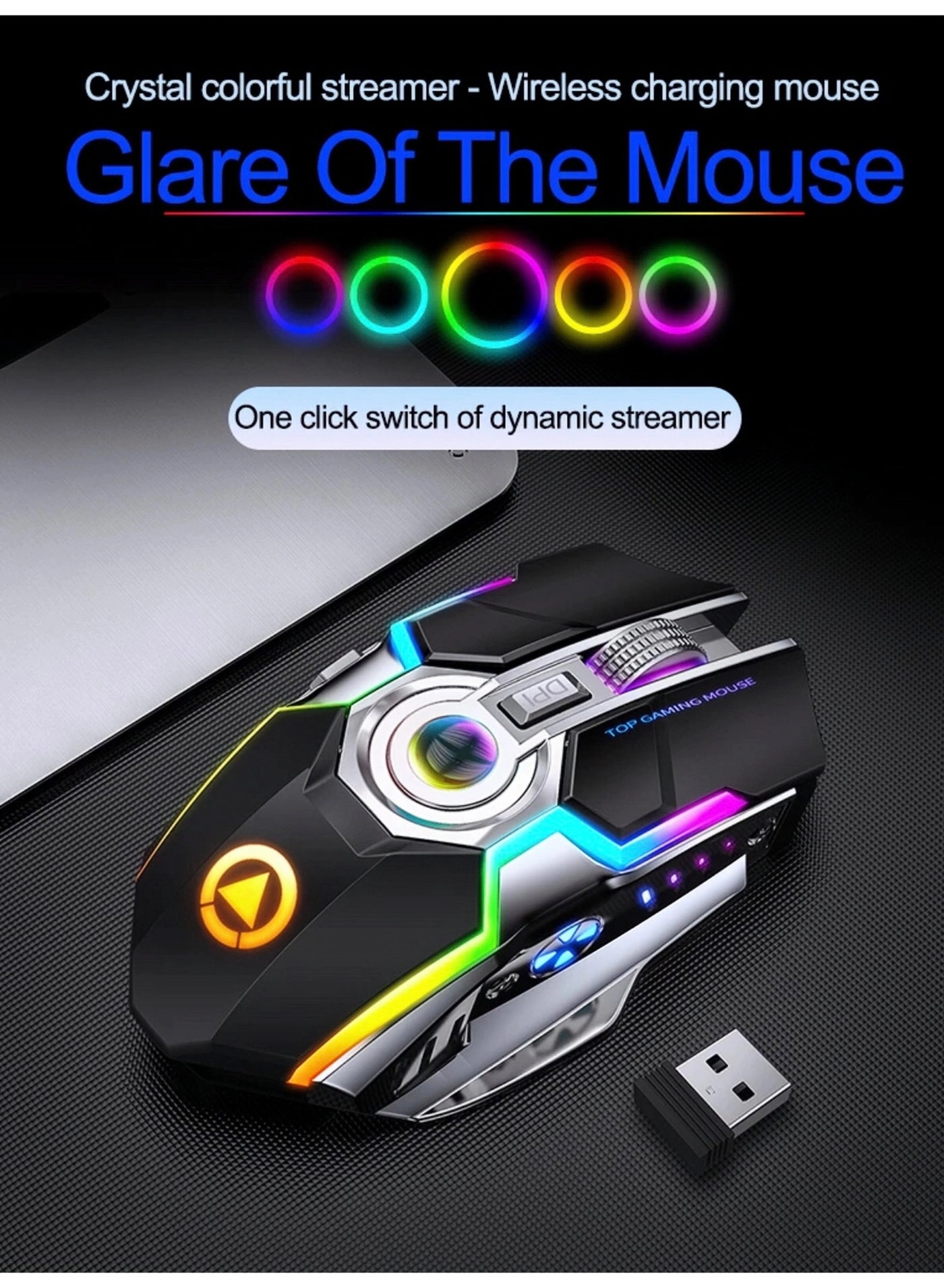 Gaming RGB Breathing Light Mouse - USB