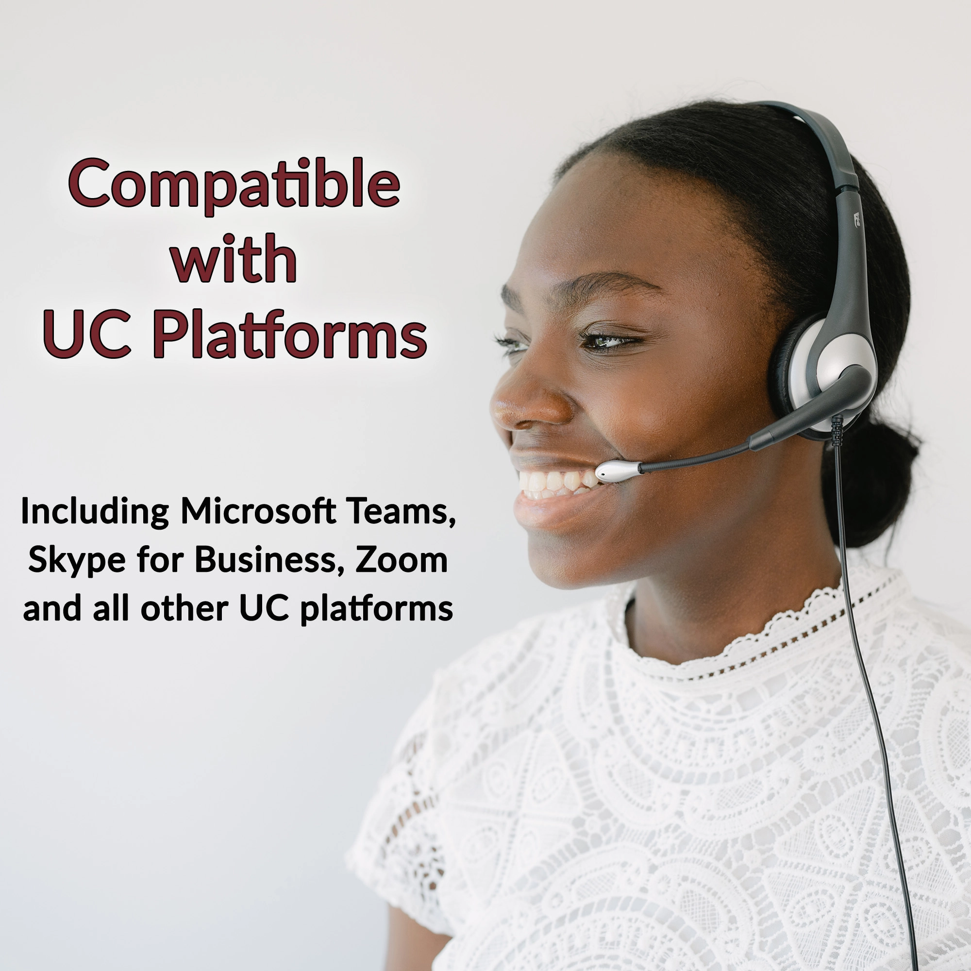 AC-204ENC Wired Headset
