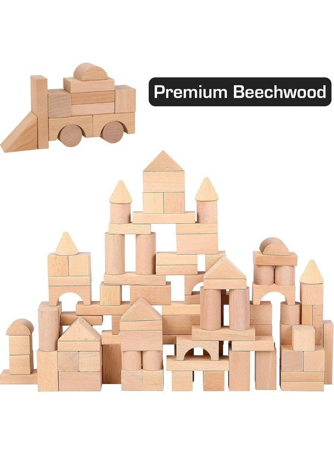 Wooden Blocks - 100 pcs