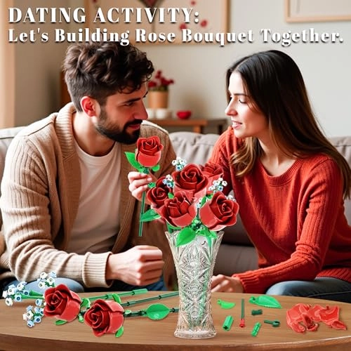 Rose Bouquet Building Set (01050) - Botanicals