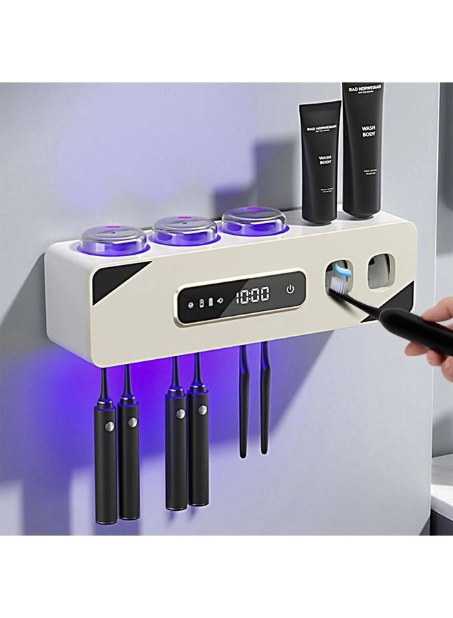 Wekity YSJ06 - wall-mounted 6 toothbrush slots