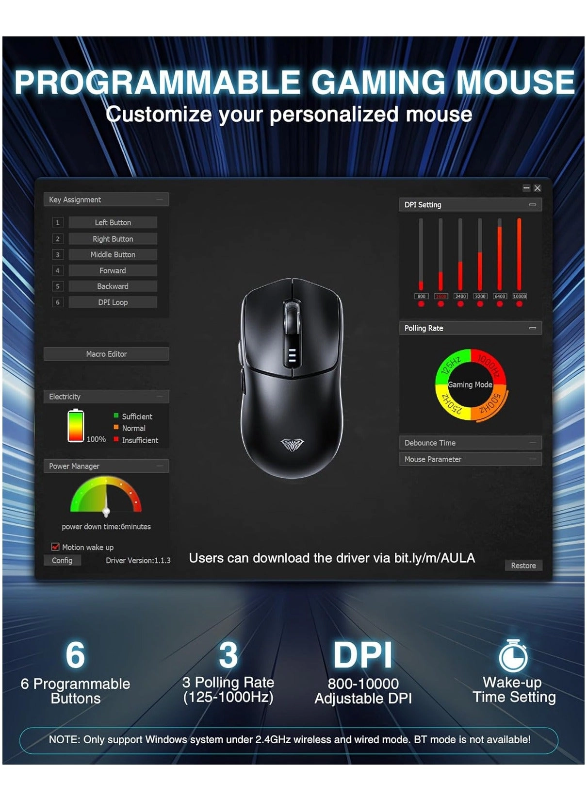 SC580 Gaming Mouse - Wireless