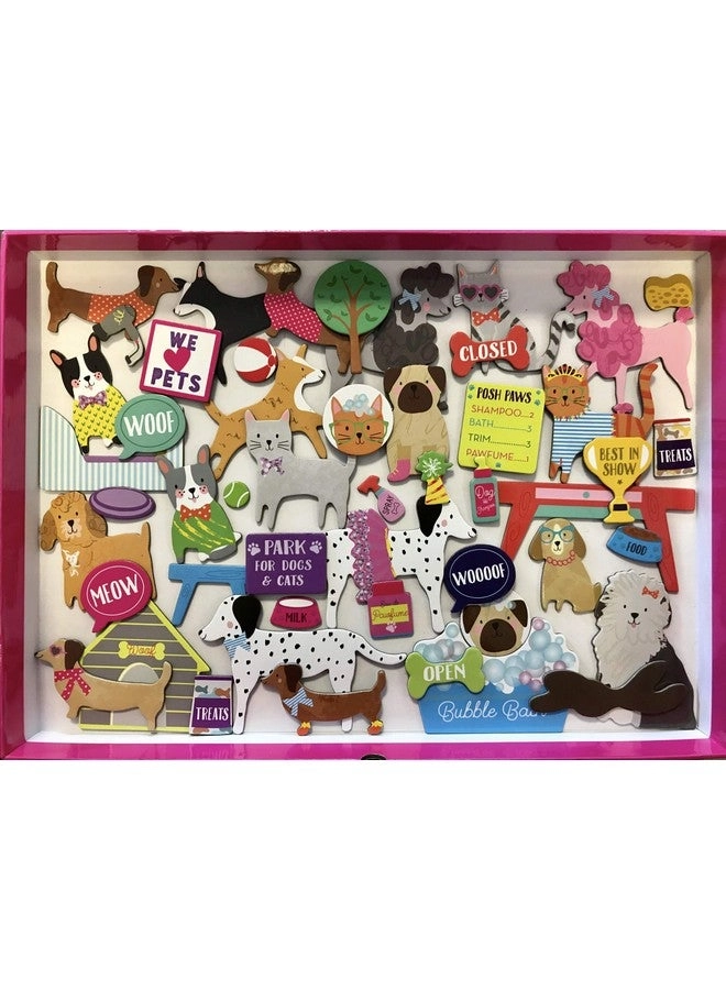 Pets Magnetic Dress Up Doll Playset - 3+ 50 pc