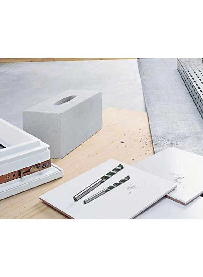 Multi-Purpose Drill Bit - Diamond-ground tungsten carbide 10x120