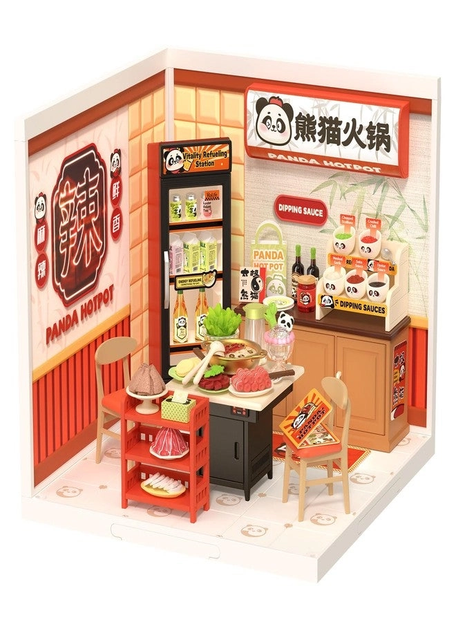 Rolife Super Creator DIY Miniature Plastic House - Panda Hot Pot