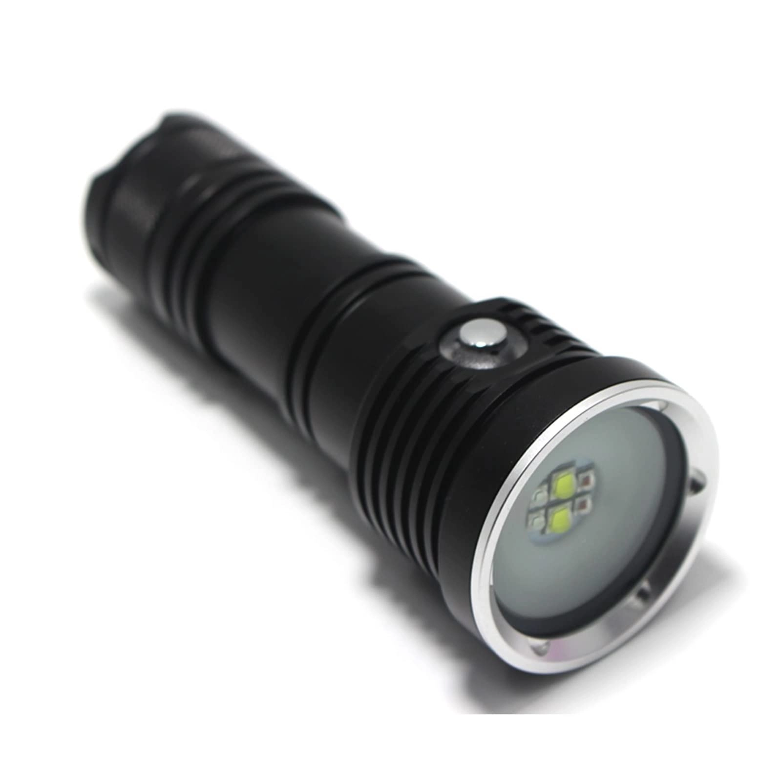 WWDZ Professional Submersible Light - 2000LM White + XPE Red/Blue Diving Tactical Multifunction Photography Video Fill Diving Flashlight - Red/Blue