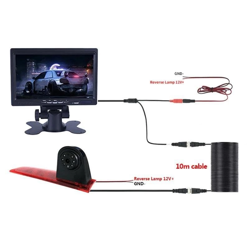 AHD 1080P Brake Light Reverse Camera - Night vision