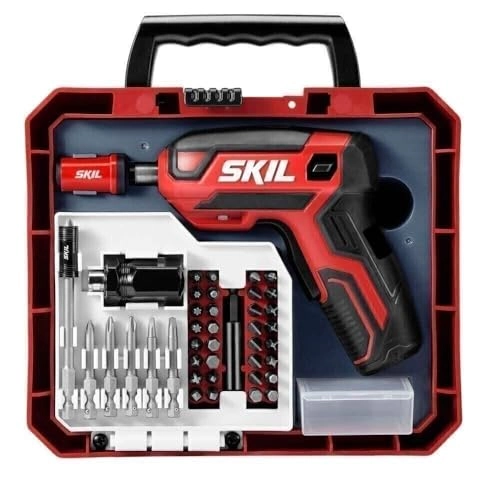 SD5618 - 4V Pistol Grip Screwdriver 42-Piece Bit Set