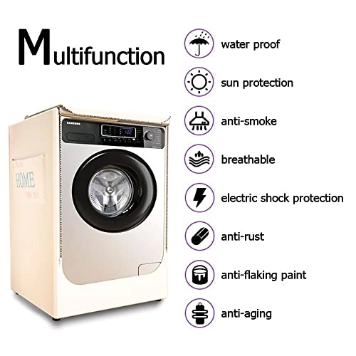 Washing Machine Dustproof Cover - Front Load Waterproof