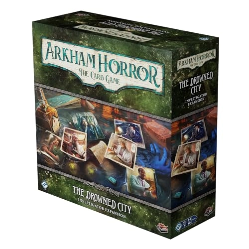 Arkham Horror The Card Game: The Drowned City Investigator Expansion - 6 New Investigators Cooperative LCG