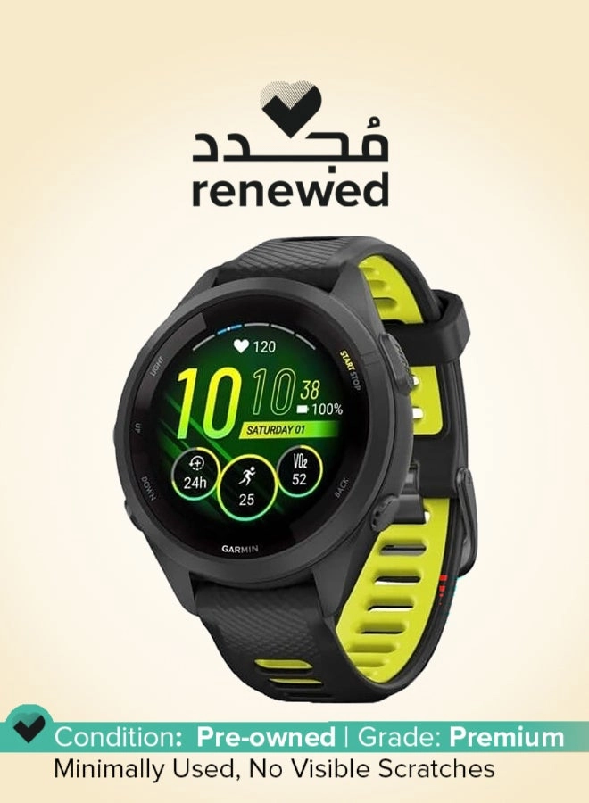 Garmin (Renewed) Forerunner 265S 42mm Silicone