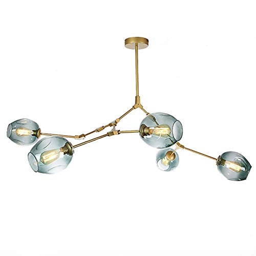 E27 Minimalist Bubble Ball Glass Chandelier