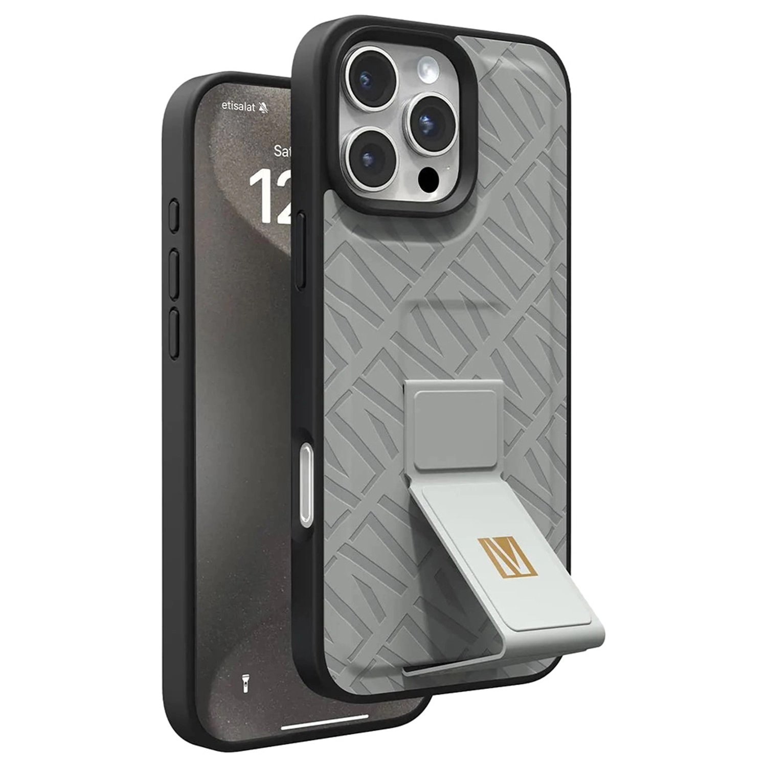 Morphix Cuero Gripstand Case - PU for iPhone 16 Pro