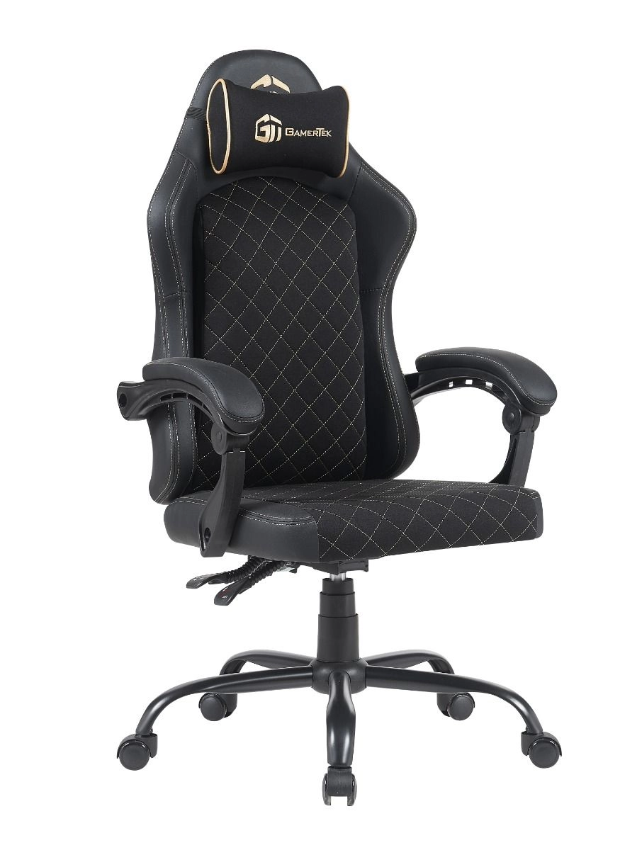 Z Desk - 120x60cm + Vanguard Gaming Chair - Gold Edition