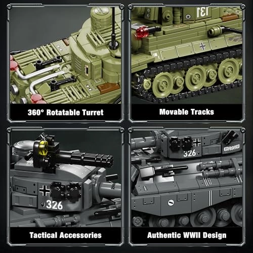 WW2 Army Tank (BuildingBlock) - WW2
