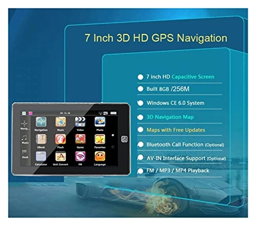 GPS Navigator for Truck 5416541874 - 7 inch 256MB+8GB