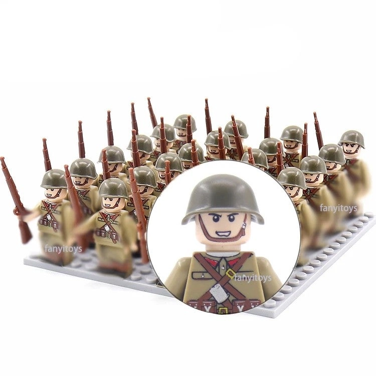 Mini Super Hero Building Block Figures - Military Ninja