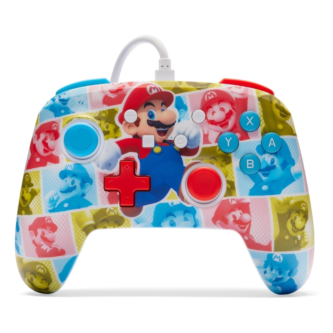 PowerA Nintendo Switch Enhanced Wired Controller Mario Hero Reel