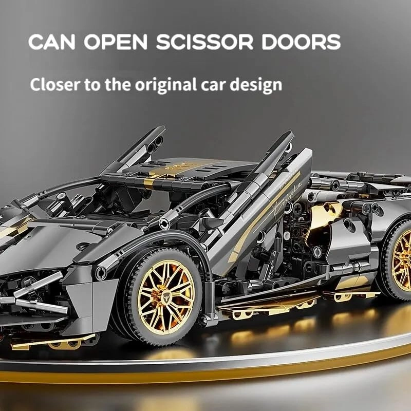 Sports Car Building Set - 1259 pcs