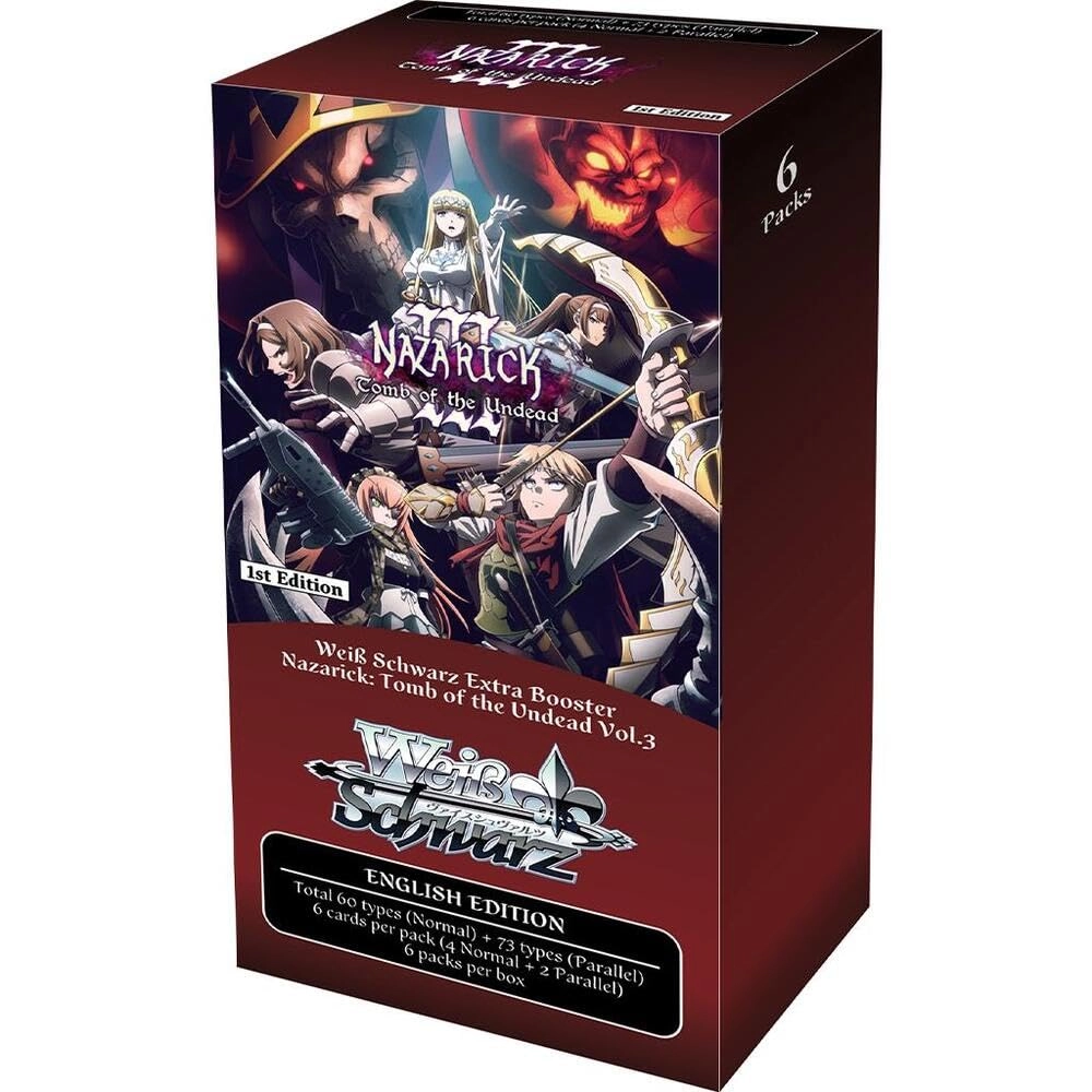 Weiss Schwarz Nazarick Tomb of the Undead Vol.3 - 6 Booster Packs