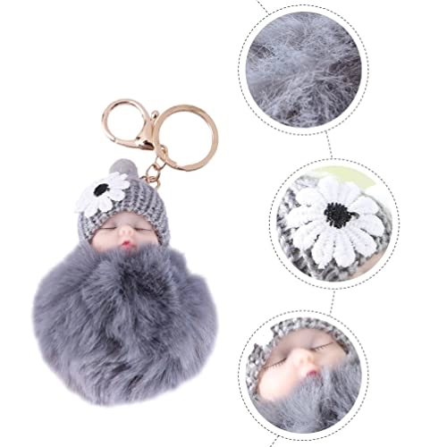 Doll Pompom Keychain