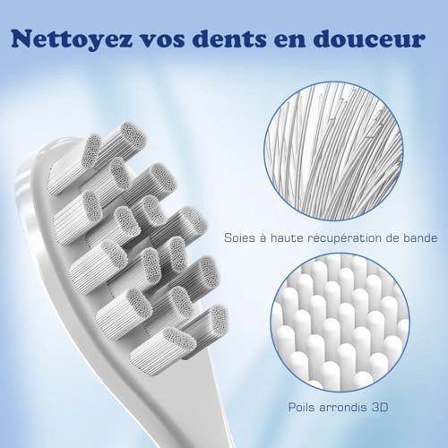 Brush Heads - 6 pack White Compatible with My Variations