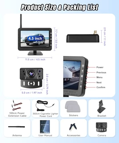 Wireless Reversing Camera - Night Vision Wireless 720P