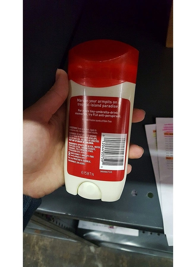 Aluminum Free Deodorant - Fiji with Palm Tree 3.0 Ounce