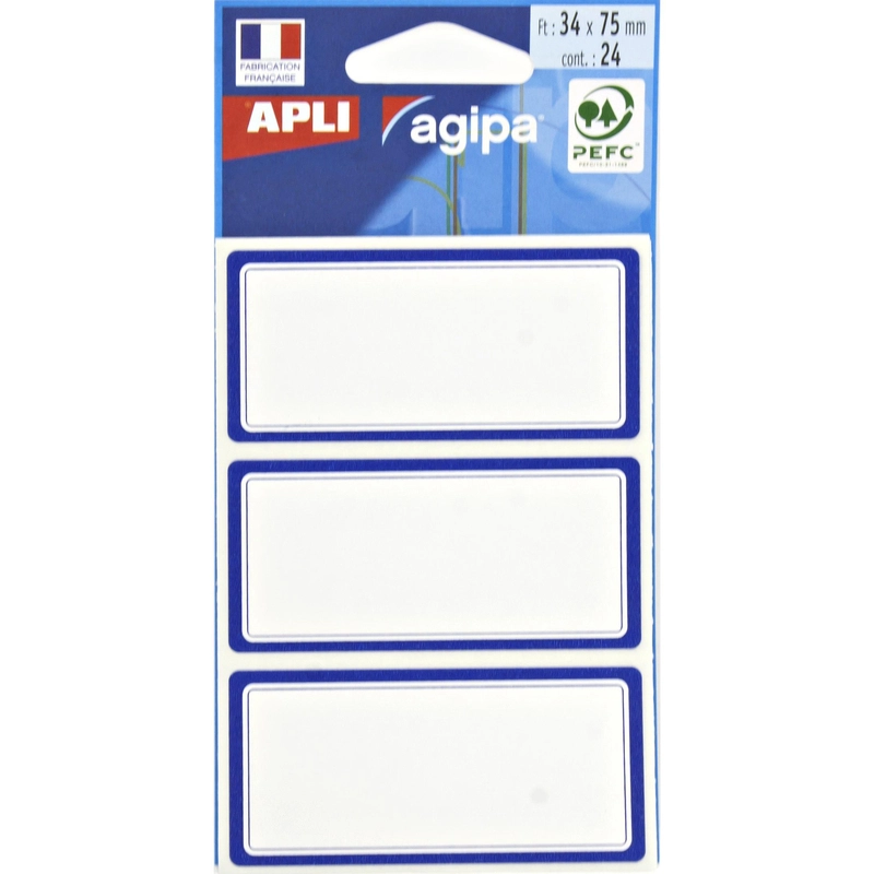 APLI - 24 Pieces 3" X 1.5"