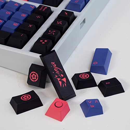 PBT Gray Japanese Keycaps - USB