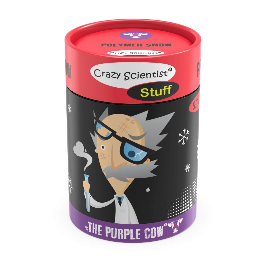 The Purple Cow Crazy Scientist Stuff Polymer Snow - 8 years+