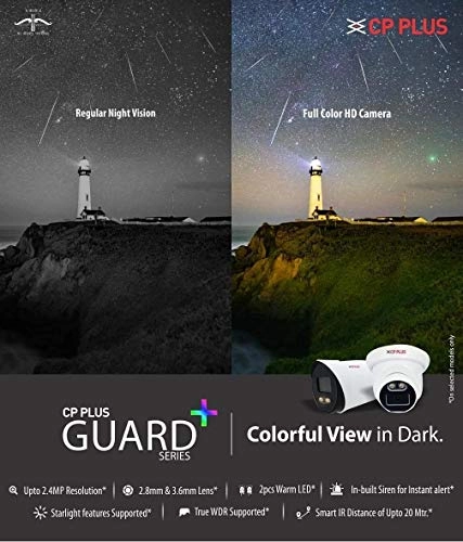 UVR-0401E1-HC - 4 Channel + T24PL2-S - 2.4MP + SkyHawk Surveillance - 1TB + MD50 - 12V-5A