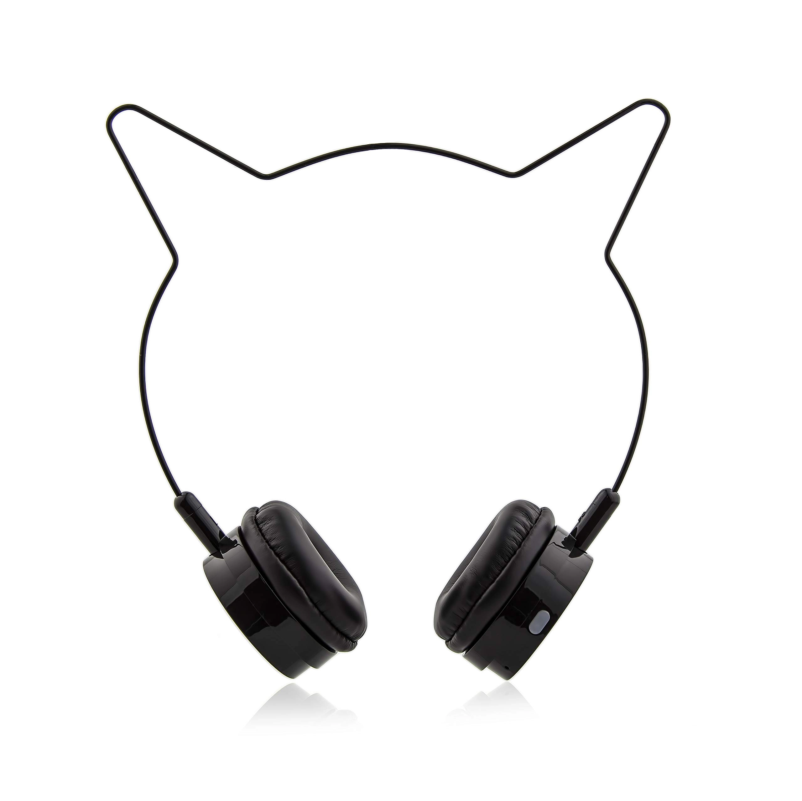 Lux Accessories Cat Ear Headphones Wired Headphone