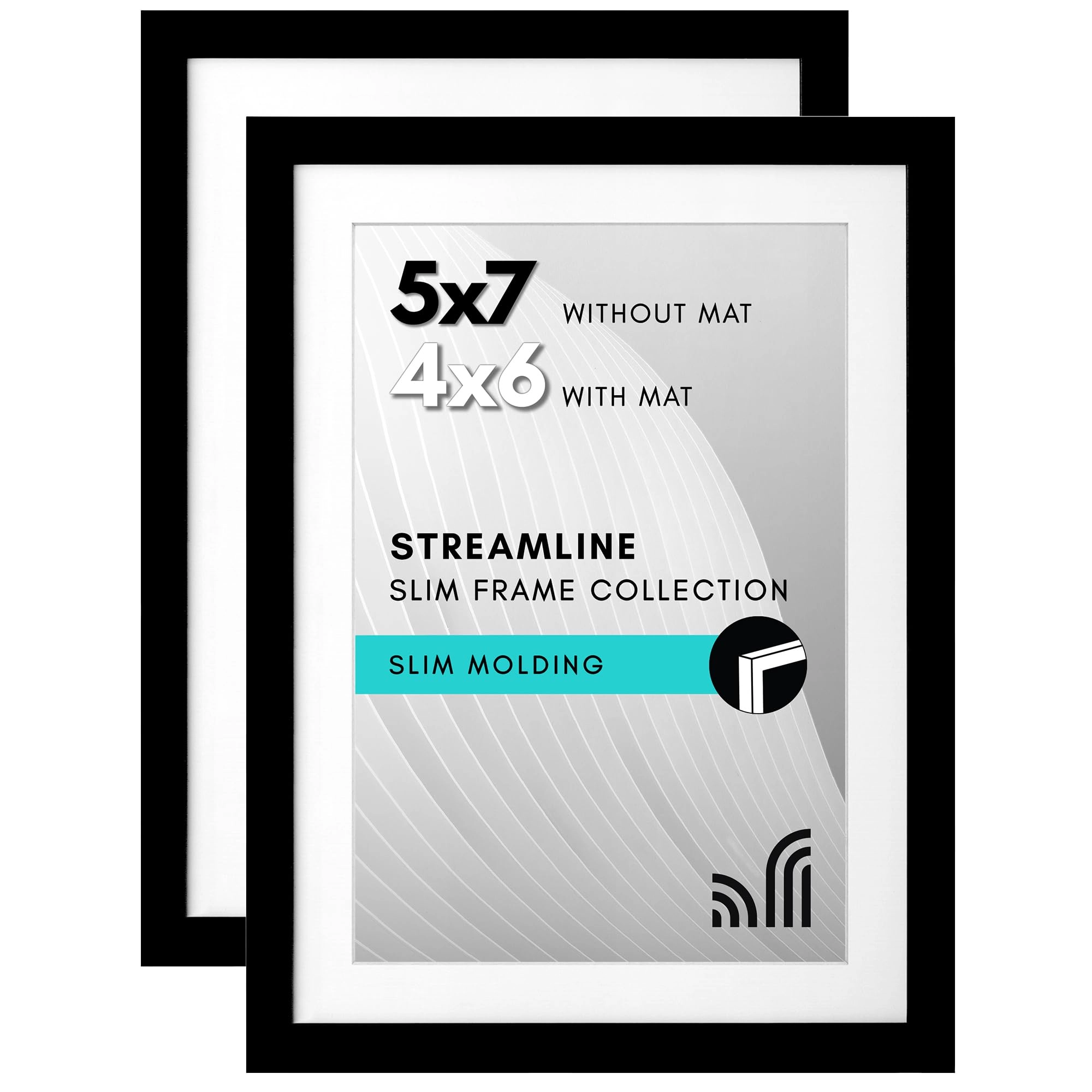 Hinged Picture Frame - 5x7 Two Displays