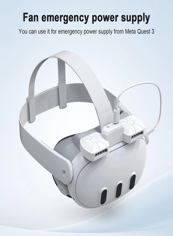 Face Pad Cooling Fan - Meta Quest 3 Air Circulation