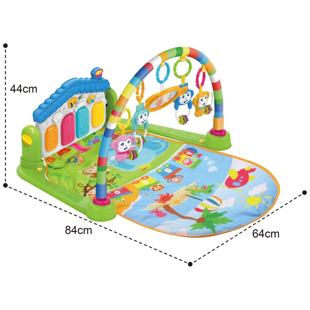 Baby Play Gym Piano Mat - Pink Newborn up to 12 months