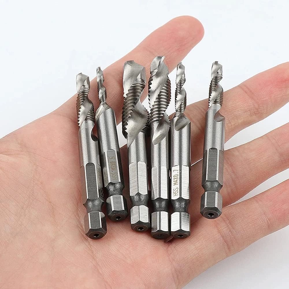 Drill Bit Set - High speed steel(titanium coated ) 6pcs