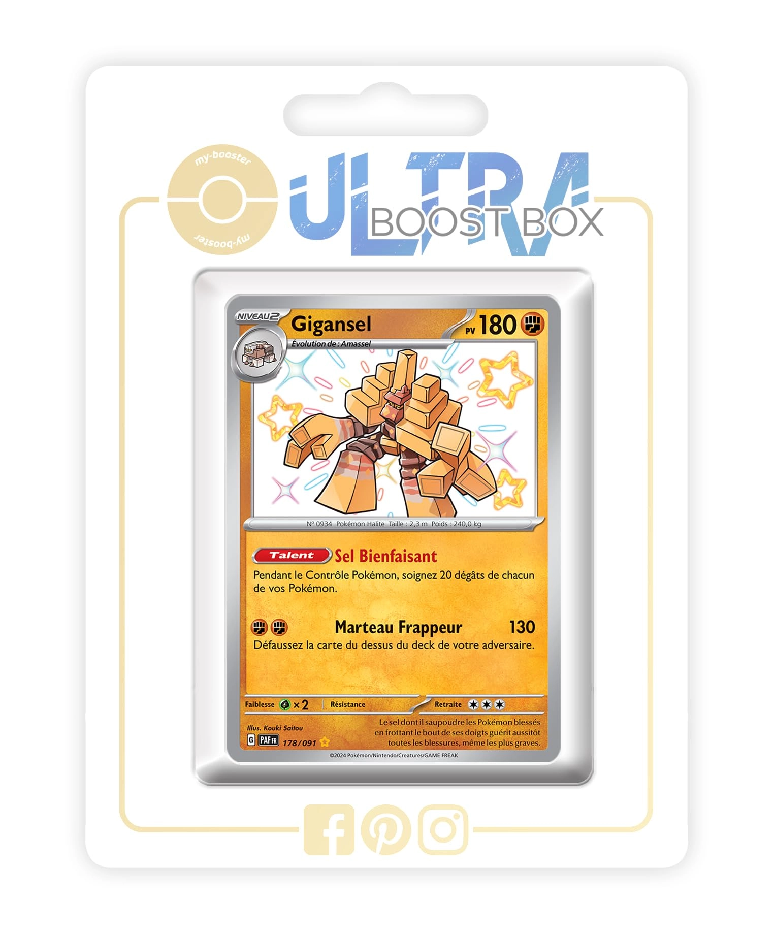 my-booster SV045-FR24-UB-178 - 3+ years 10 pcs