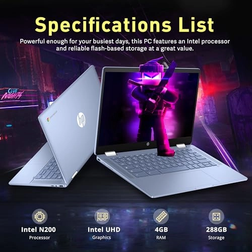 Chromebook x360 - 14'' N200 4GB DDR5 128GB SSD
