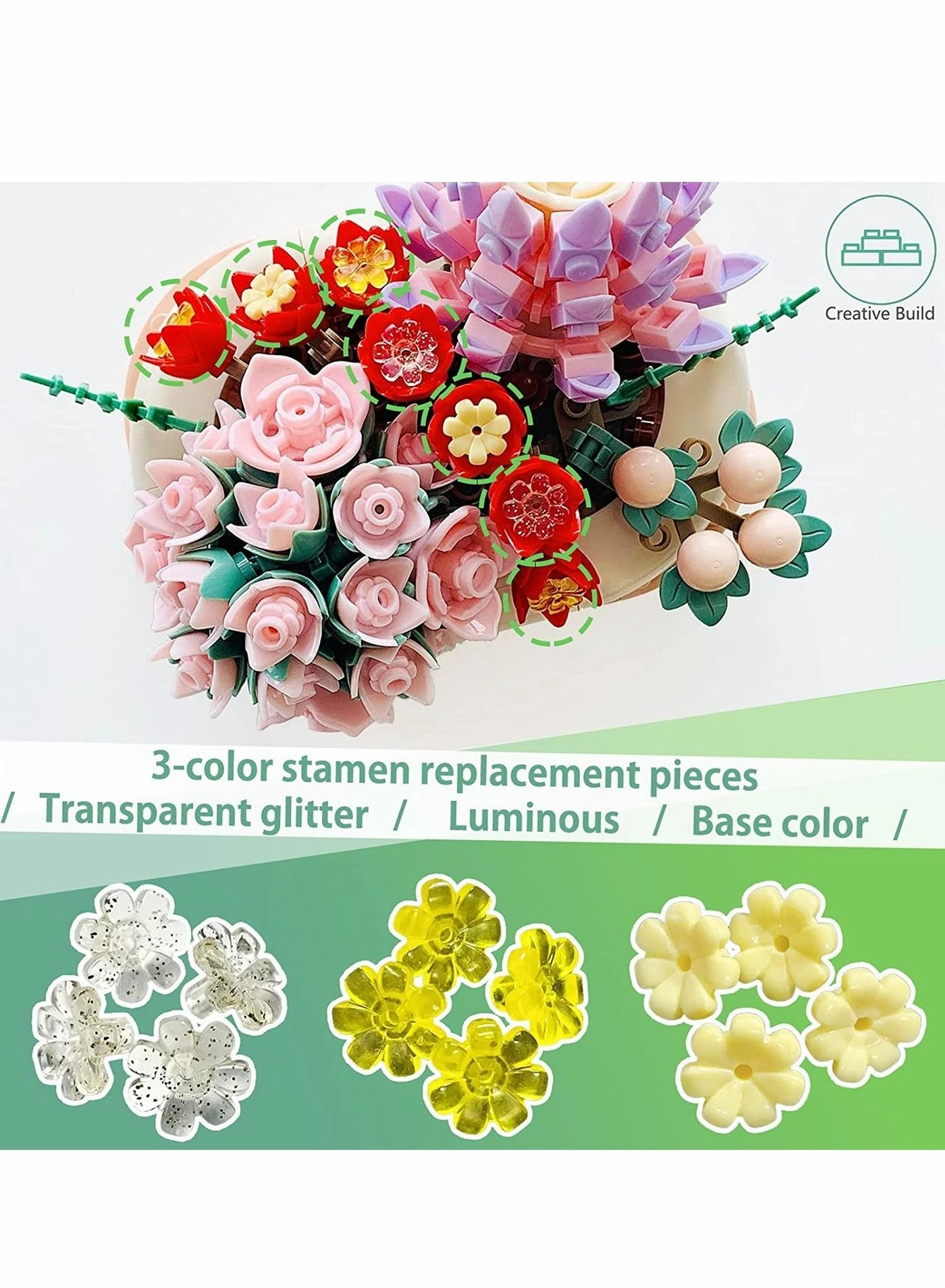 Succulents Building Set - 327 pcs