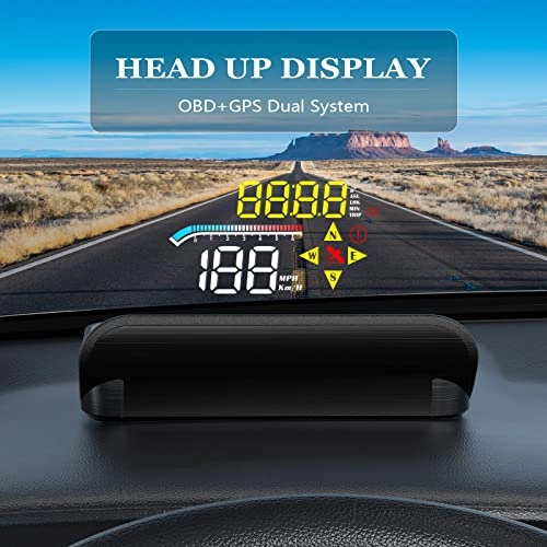 HUD M17 - OBD2 GPS Dual System Digital Speedometer