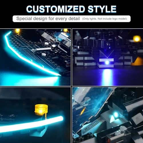 LED Light Kit for Lego 76265 Batwing - Lighting Only Battery Powered