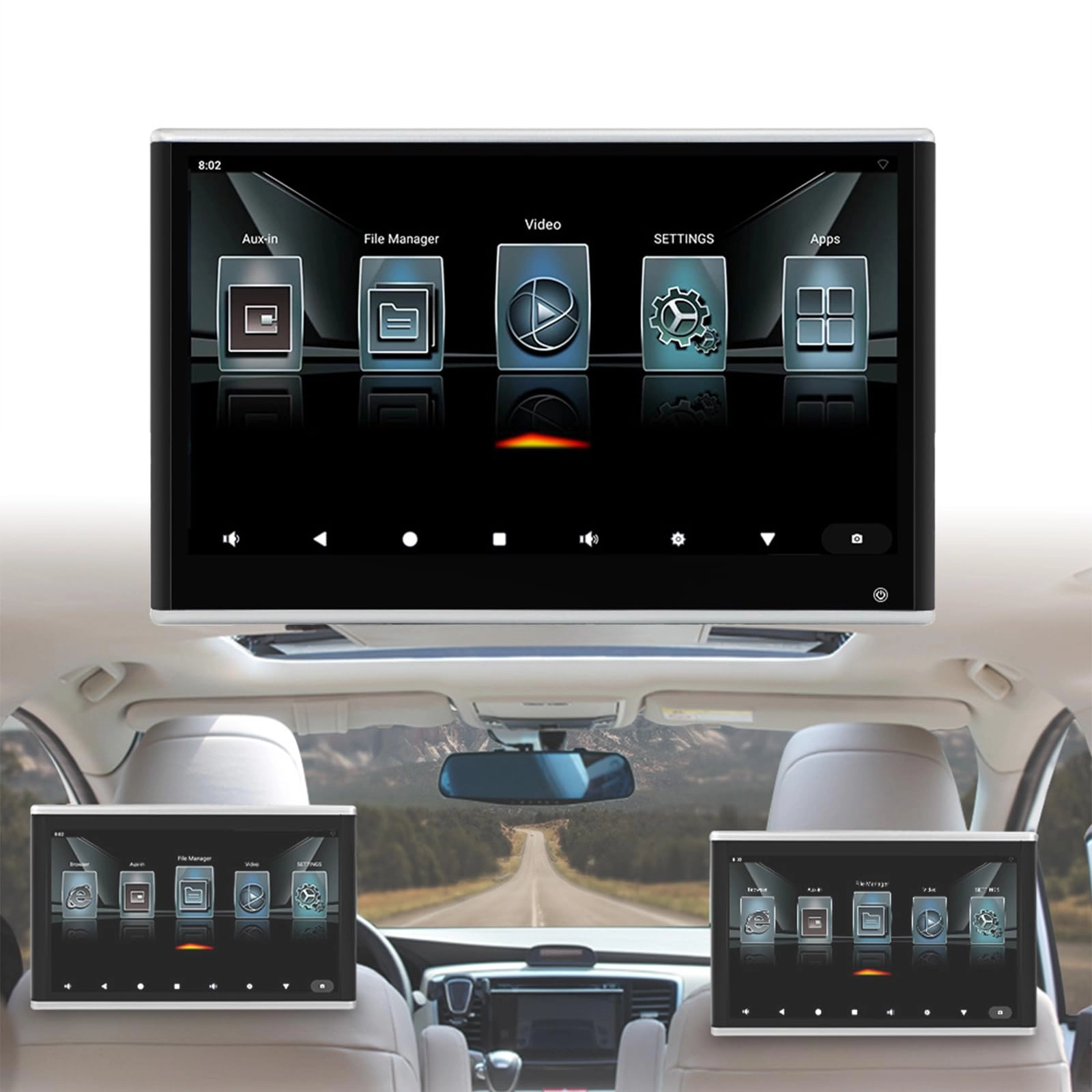 PPLDABNK Car Headrest Video Player - 11.6-inch