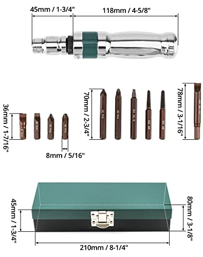 Impact Screwdriver Set (12 Pcs)