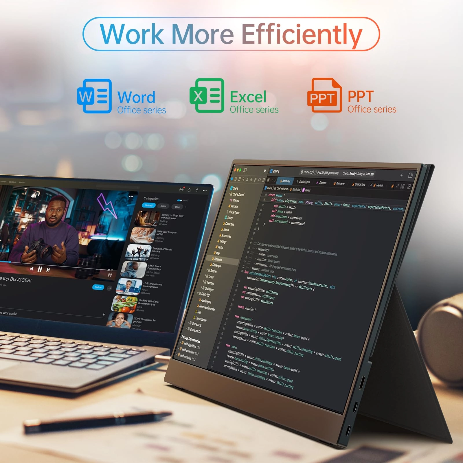 Portable Monitor - 15.6" 3840x2160