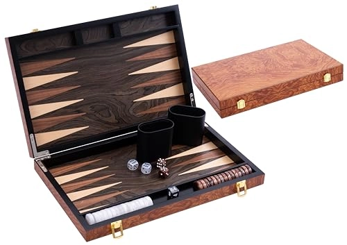Backgammon - 15-inch Rosewood