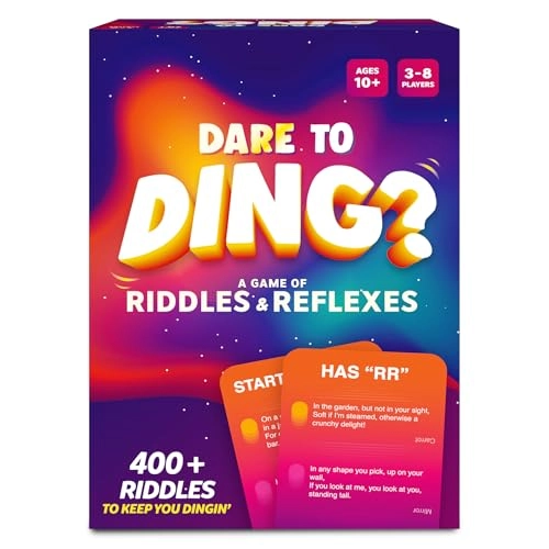 Gouda Games Dare to Ding: Game of Riddles & Reflexes - Card Game
